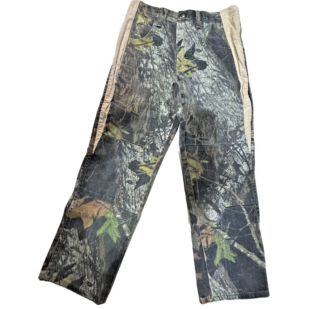 Wrangler Mossy Oak Camo Highrise Straight Leg Denim Jeans 14 Reg Women's